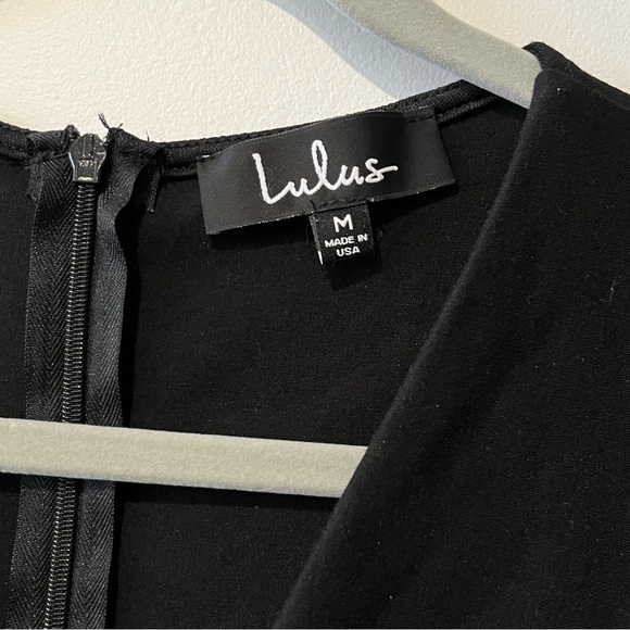 Push The Envelope Black Bodycon Dress - Picture 4 of 7